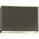 Ambiance 2 Light 10 inch Pewter Green Outdoor Wall Sconce in Incandescent