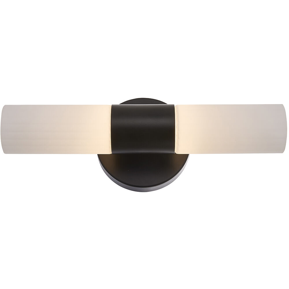 Fusion Collection - Cellini Family 4.5 inch Matte Black ADA Wall Sconce Wall Light, EVOLV
