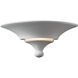 Ambiance 1 Light 14.5 inch Vanilla Gloss Wall Sconce Wall Light