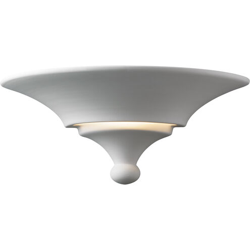 Ambiance 1 Light 14.5 inch Vanilla Gloss Wall Sconce Wall Light