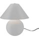 Portable 16.75 inch 60.00 watt Bisque and Brushed Brass Portable Lamp Portable Light