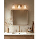 Alabaster Rocks LED 26 inch Brushed Brass Bath Bar Wall Light