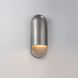 Ambiance Collection - Capsule Wall Sconce Wall Light in Dedicated LED, Antique Silver, 4D x 14H, Form+Finish+Function