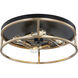 Knox LED 20 inch Matte Black Flush Mount Ceiling Light