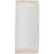 Ambiance LED 7 inch Gloss White ADA Wall Sconce Wall Light