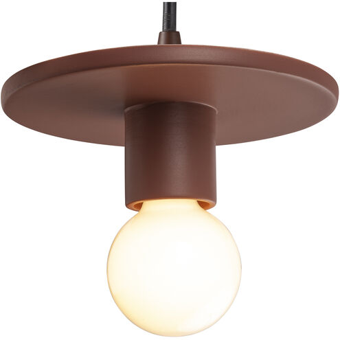 Radiance Collection 1 Light 8 inch Canyon Clay Pendant Ceiling Light