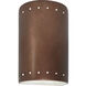 Ambiance 1 Light 5.75 inch Antique Copper ADA Wall Sconce Wall Light, Form+Finish+Function