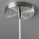 Radiance Collection LED 5 inch Gloss Black with Matte Black Pendant Ceiling Light