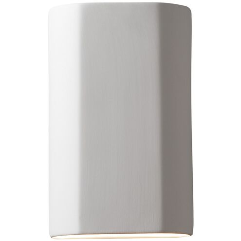 Ambiance Cylinder LED 5.75 inch Matte White ADA Wall Sconce Wall Light
