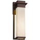 Clouds 16.5 inch Dark Bronze Outdoor Wall Sconce