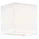 Textile Collection - Marco Family 4.25 inch ADA Wall Sconce Wall Light in White Linen, EVOLV