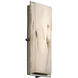 Lumenaria 18 inch Brushed Nickel Outdoor Wall Sconce