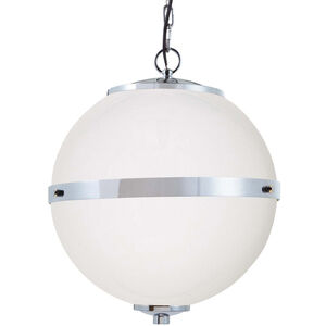 Fusion Imperial LED 17 inch Brushed Nickel Chandelier Ceiling Light