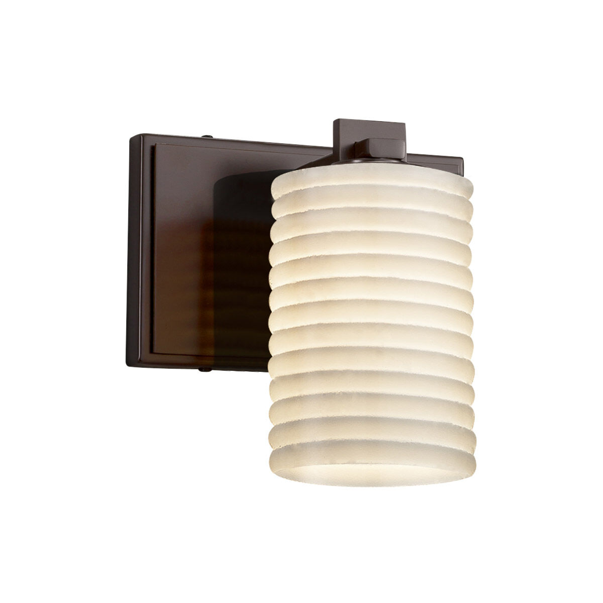 Limoges Wall Sconce Wall Light in Pleats, Incandescent, Brushed Brass