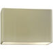 Ambiance Collection LED 8 inch Vanilla (Gloss) Outdoor Wall Sconce