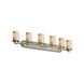 Alabaster Rocks 6 Light 43.75 inch Bathroom Vanity Light
