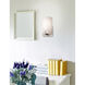 Fusion 1 Light 5.5 inch Brushed Nickel ADA Wall Sconce Wall Light in Incandescent, Opal Fusion