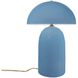 Portable 18.25 inch 60.00 watt Sky Blue and Polished Nickel Portable Lamp Portable Light