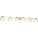 Fusion 6 Light 54.00 inch Bathroom Vanity Light