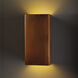 Ambiance 1 Light 13.5 inch Antique Copper Outdoor Wall Sconce in Incandescent, Large