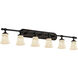 Alabaster Rocks LED 48 inch Polished Chrome Bath Bar Wall Light in 4200 Lm LED
