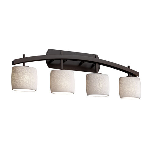 Limoges LED 35.5 inch Brushed Nickel Bath Bar Wall Light in 2800 Lm LED, Sawtooth, Cylinder with Flat Rim, Archway