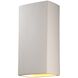 Ambiance Rectangle LED 21 inch Greco Travertine Outdoor Wall Sconce, Really Big