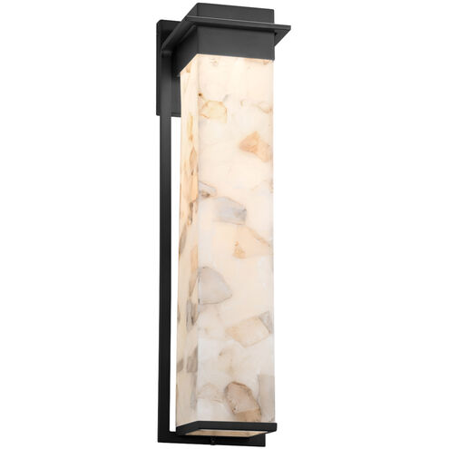 Alabaster Rocks LED 6 inch Matte Black Wall Sconce Wall Light