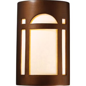 Ambiance LED 8 inch Antique Copper Wall Sconce Wall Light