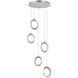 Hermosa 5 Light 15.5 inch Brushed Nickel Pendant Ceiling Light