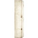LumenAria - Medley Family LED 5.5 inch Faux Alabaster Resin ADA Wall Sconce Wall Light in 3.5" D x 5.5" W x 17" H, EVOLV