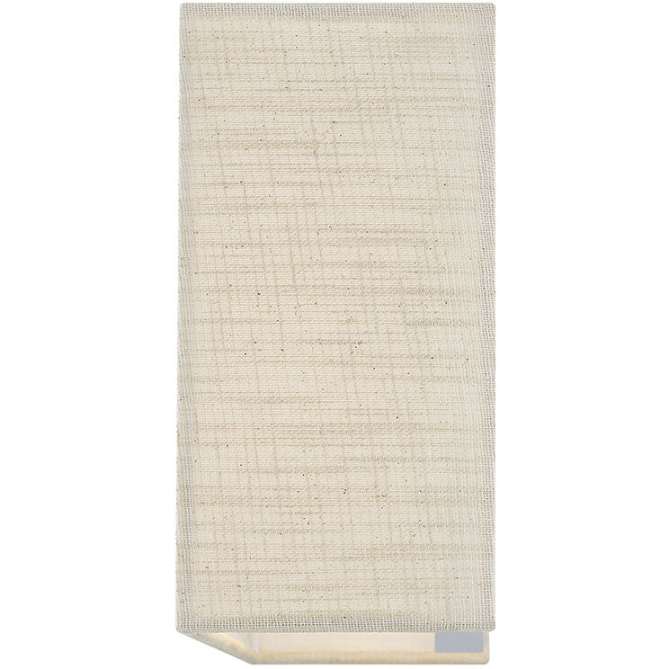 Textile Collection 1 Light 13 inch Cream and White ADA Wall Sconce Wall Light