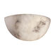 Lumenaria 2 Light 13.25 inch Faux Alabaster Wall Sconce Wall Light in Incandescent