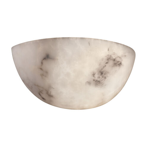 Lumenaria 2 Light 13.25 inch Faux Alabaster Wall Sconce Wall Light in Incandescent