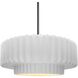 Radiance Collection - Pleated Tier 1 Light 14.50 inch Pendant