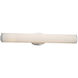 Fusion 28 inch Polished Chrome Vanity Light Wall Light in Opal Fusion