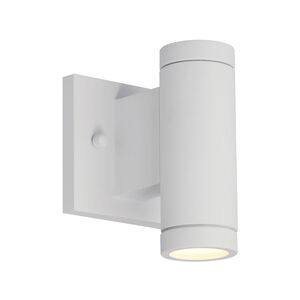 EVOLV LED 6.5 inch Matte White Outdoor Wall Sconce