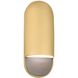 Ambiance Collection - Capsule Wall Sconce Wall Light in Dedicated LED, Muted Yellow, 4D x 14H, Form+Finish+Function