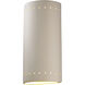 Ambiance Cylinder LED 10.75 inch Hammered Polished Brass Wall Sconce Wall Light, Really Big