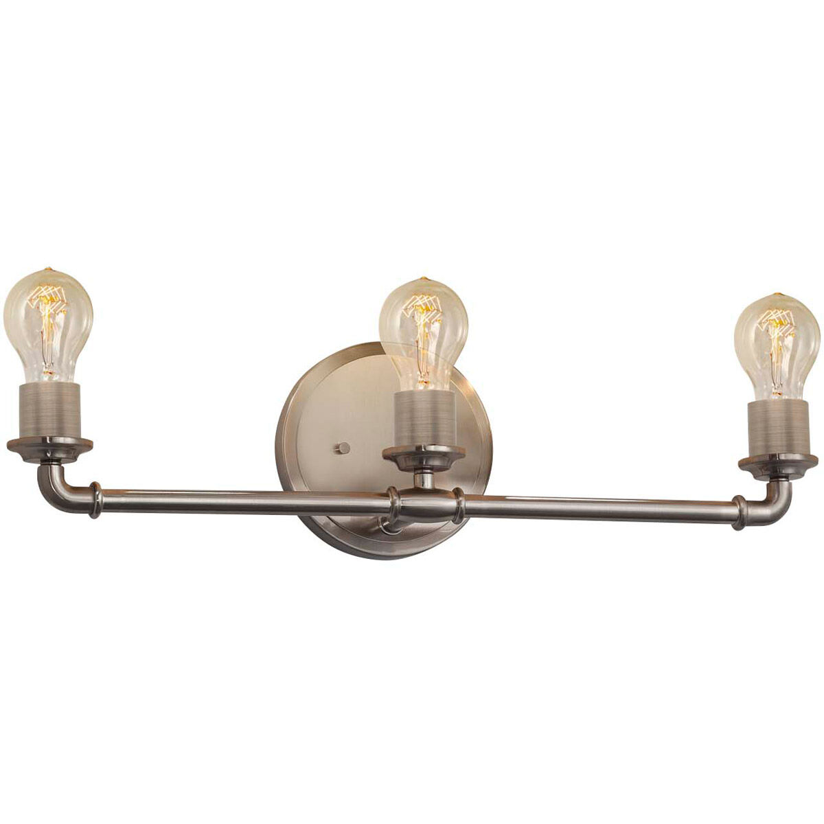Signature 3 Light 23 inch Brushed Nickel Bath Bar Wall Light