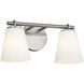 Fusion Collection - Alpino Family 15 inch Brushed Nickel Bath Bar Wall Light