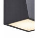 Corwin Family 28 inch Matte Black Outdoor Wall Sconce in 4" D x 5.5" W x 28" H, EVOLV