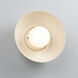 Ambiance Collection 1 Light 10 inch Matte White Wall Sconce Wall Light, Form+Finish+Function