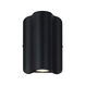 EVOLV LED 7 inch Matte Black Outdoor Wall Sconce