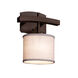 Textile LED 9 inch Matte Black ADA Wall Sconce Wall Light