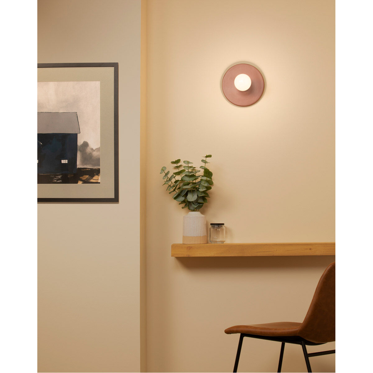 Ambiance Collection 1 Light Canyon Clay Wall Sconce Wall Light
