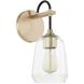 Fusion Collection - Arcwell 5.5 inch Clear Glass Wall Sconce Wall Light