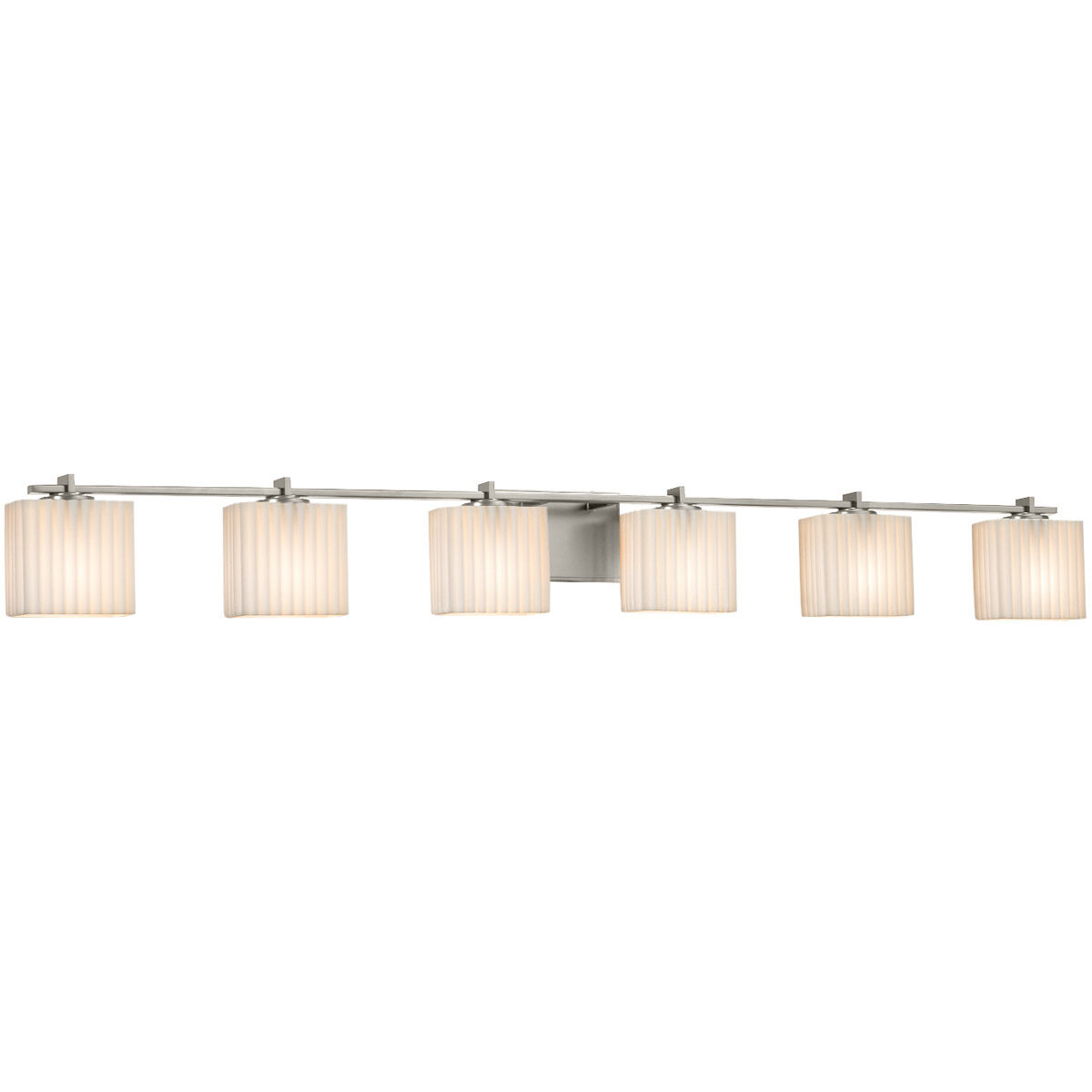 Porcelina 6 Light 55.50 inch Bathroom Vanity Light