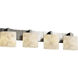 Alabaster Rocks 4 Light 35.25 inch Bathroom Vanity Light