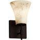 Lumenaria Wall Sconce Wall Light in 700 Lm LED, Dark Bronze, Round Flared